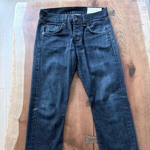 Fit 3 Slim Straight Leg Tonal Selvedge